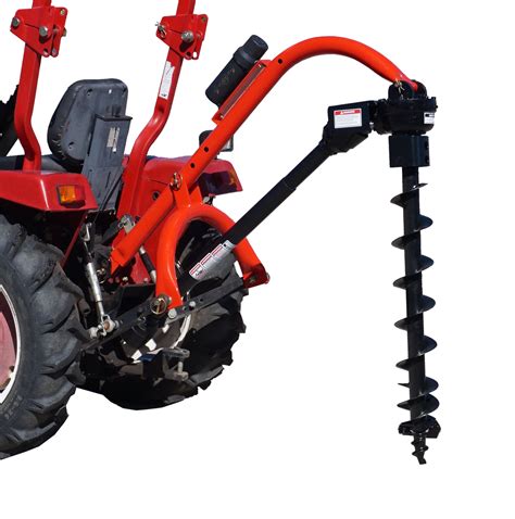 everything attachments compact tractor post hole digger|3 point hitch auger attachment.